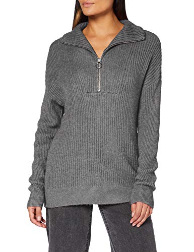 SPARKZ COPENHAGEN Damen Kap Knit Pullover, Grey Melange, XL von SPARKZ COPENHAGEN