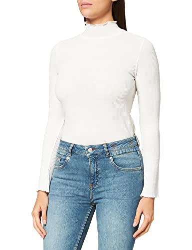 SPARKZ COPENHAGEN Damen Rachel Turtleneck Rollkragenpullover, Elfenbein (Off White 002), 34 (Herstellergröße: Small) von SPARKZ COPENHAGEN