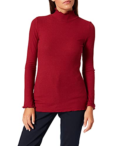 SPARKZ COPENHAGEN Damen Rachel Turtleneck Rollkragenpullover, Rot (Autumn Red 539), 32 (Herstellergröße: X-Small) von SPARKZ COPENHAGEN