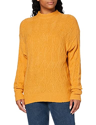 SPARKZ COPENHAGEN Damen Raibi Pullover, Gelb (Senf 378), S von SPARKZ COPENHAGEN