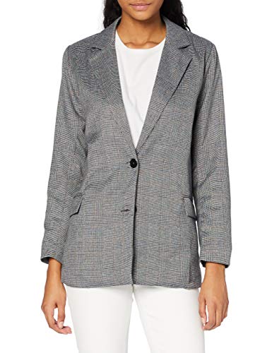 SPARKZ COPENHAGEN Damen Rinda Blazer Anzugjacke, Grau (Asphalt 064), 40 von SPARKZ COPENHAGEN