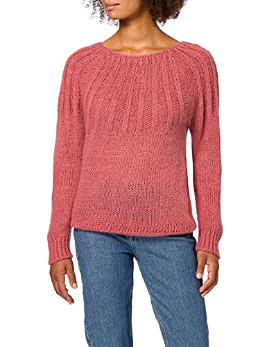 SPARKZ COPENHAGEN Damen SAVA Knit Pullover, Rot (Kirschrot), S von SPARKZ COPENHAGEN