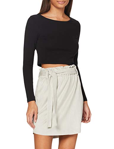 SPARKZ COPENHAGEN Damen Taima Skirt Rock, Grau, 40 von SPARKZ COPENHAGEN