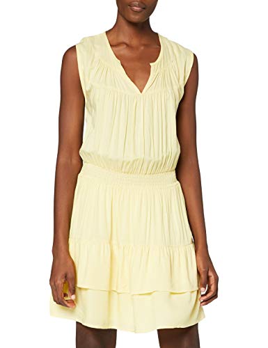 SPARKZ COPENHAGEN Damen Tara Short Dress Kleid, Gelb (Pastel Yellow 313), 40 (Herstellergröße: X-Large) von SPARKZ COPENHAGEN