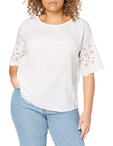 SPARKZ COPENHAGEN Damen Tola Top Bluse, weiß, Small von SPARKZ COPENHAGEN