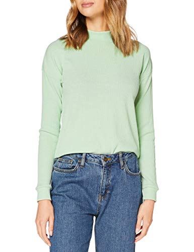 SPARKZ COPENHAGEN Damen Tonje Turtleneck T-Shirt, Grünes Wasser, M von SPARKZ COPENHAGEN