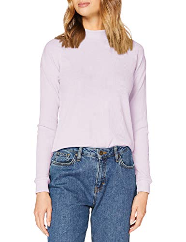 SPARKZ COPENHAGEN Damen Tonje Turtleneck T-Shirt, Pastellviolett, Large von SPARKZ COPENHAGEN