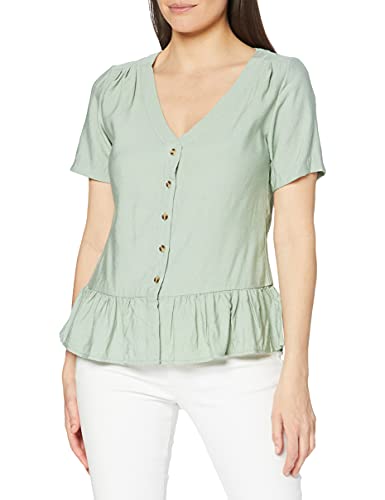 SPARKZ Damen Taila Top Bluse, Grün (Green Water), 40 (Herstellergröße: X-Large) von SPARKZ COPENHAGEN