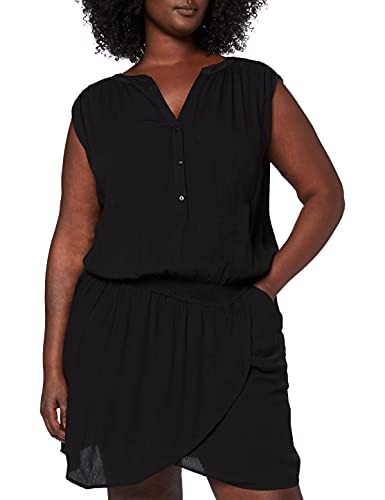 SPARKZ Damen Tarita Short Dress Kleid, Schwarz (Black), 38 (Herstellergröße: Large) von SPARKZ COPENHAGEN