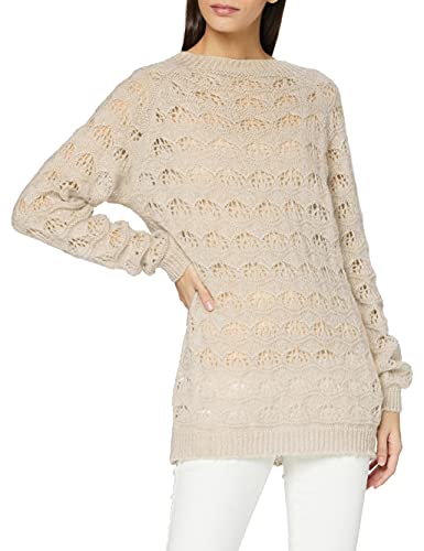 SPARKZ Damen Talli Pattern Knit Pullover, Pink (Pale Blush), 38 (Herstellergröße: Large) von SPARKZ COPENHAGEN