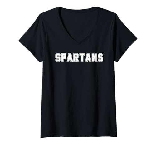 Damen Spartaner T-Shirt mit V-Ausschnitt Damen Spartaner T-Shirt mit V-Ausschnitt von SPARTANS
