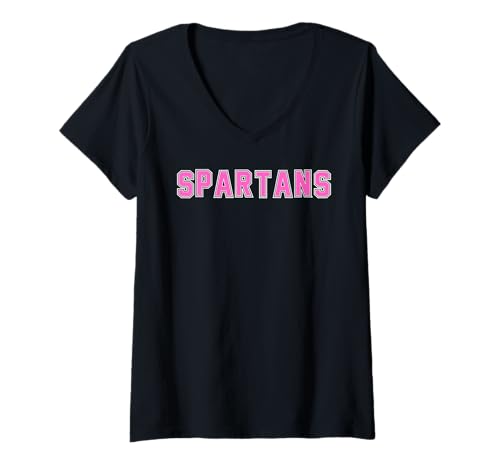 Damen Spartaner T-Shirt mit V-Ausschnitt Damen Spartaner T-Shirt mit V-Ausschnitt von SPARTANS