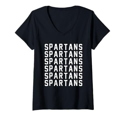 Damen Spartaner T-Shirt mit V-Ausschnitt Damen Spartaner T-Shirt mit V-Ausschnitt von SPARTANS