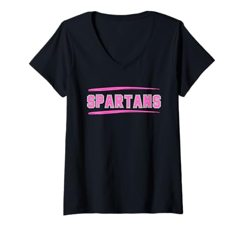 Damen Spartaner T-Shirt mit V-Ausschnitt Damen Spartaner T-Shirt mit V-Ausschnitt von SPARTANS