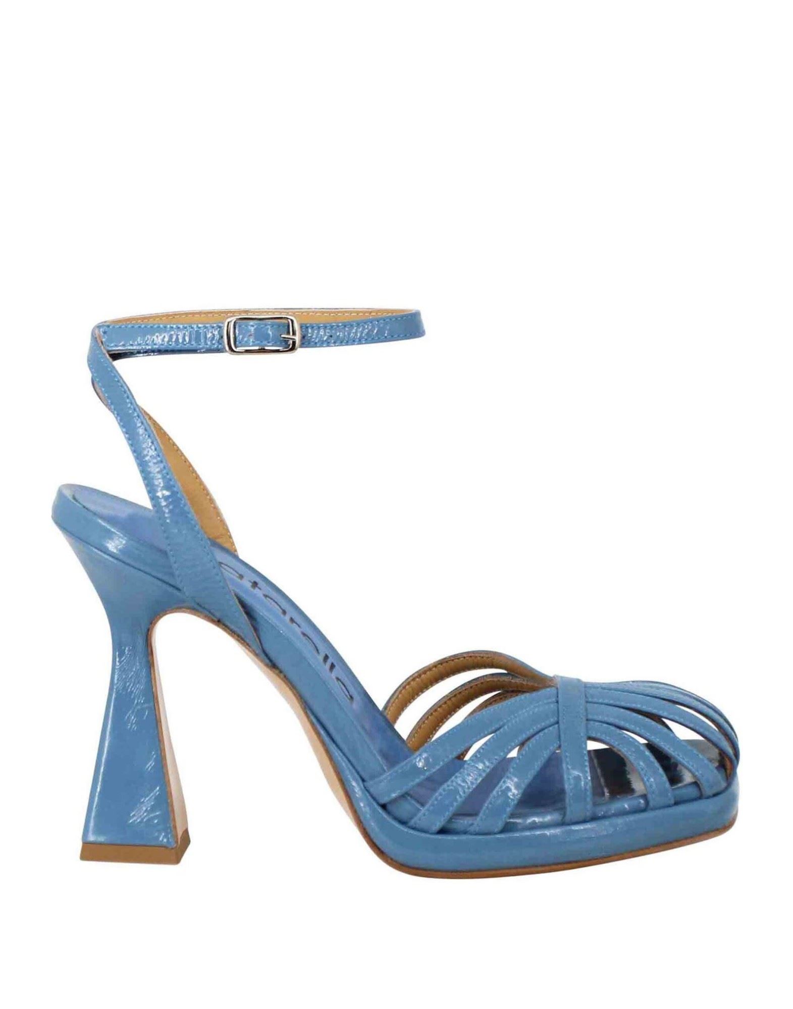 SPATARELLA Sandale Damen Blau von SPATARELLA