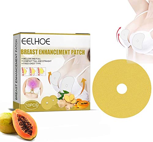 50PCS NutroUp Ginger Bust Enhancement Patch, Ginger Bust Enhancement Patch, Breast Lift Firm Mask Enlargement Patch, Papaya Ginger Stickers Breast Nourishing Care Patch for Women Bust (10pcs) von SPAYEIM