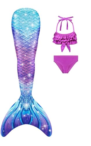SPEEDEVE Mädchen 3pcs Bikini Set Fischschwanz SPEEDEVE Mädchen 3pcs Bikini Set Fischschwanz von SPEEDEVE