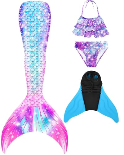 SPEEDEVE Mädchen Bikini Tail 4 Stück Set von SPEEDEVE