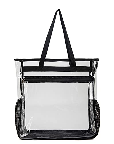 SPEEDEVE durchsichtige Tragetaschen transparente Handtasche für Reisen Strand Arbeit Fitnessstudio von SPEEDEVE