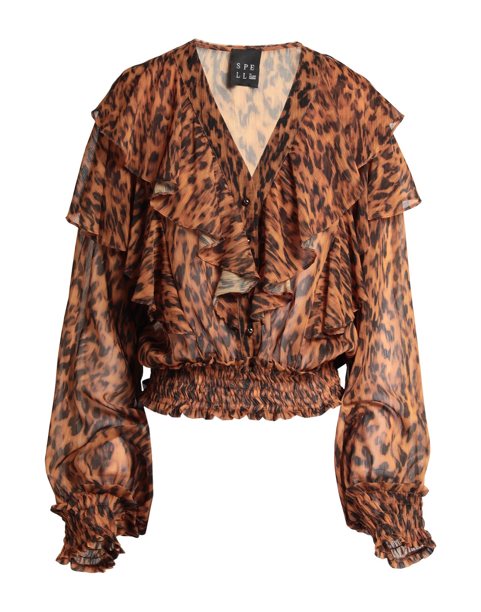 SPELL by ACCESS FASHION Hemd Damen Braun SPELL by ACCESS FASHION Hemd Damen Braun von SPELL by ACCESS FASHION