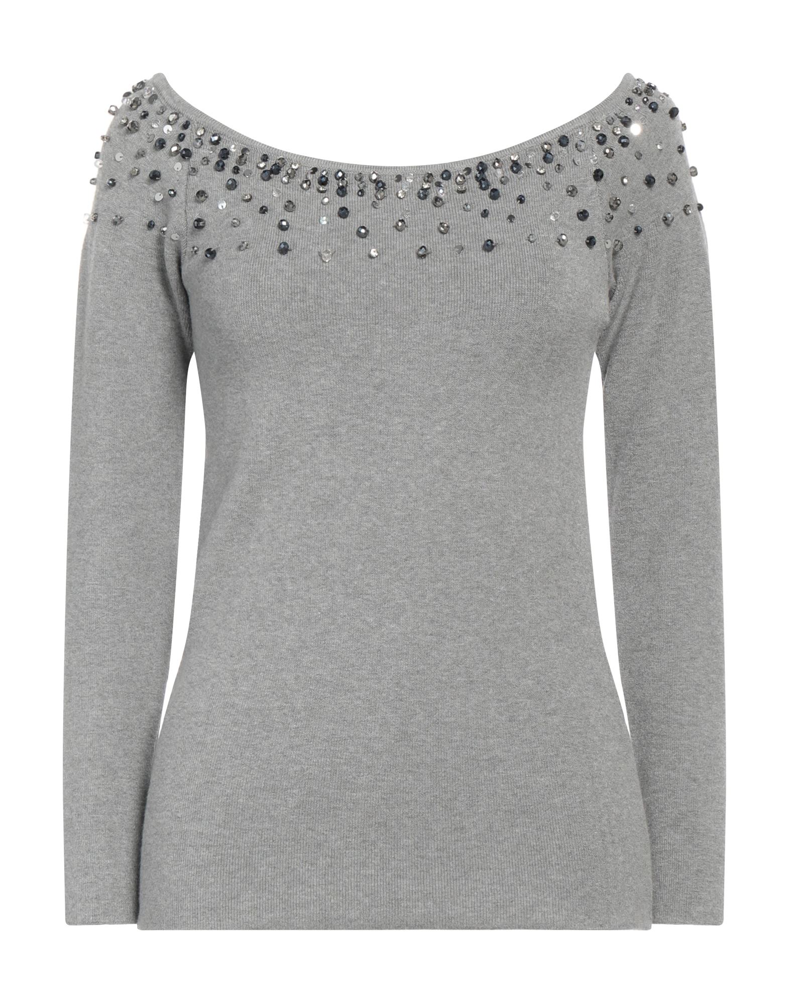 SPELL by ACCESS FASHION Pullover Damen Grau von SPELL by ACCESS FASHION