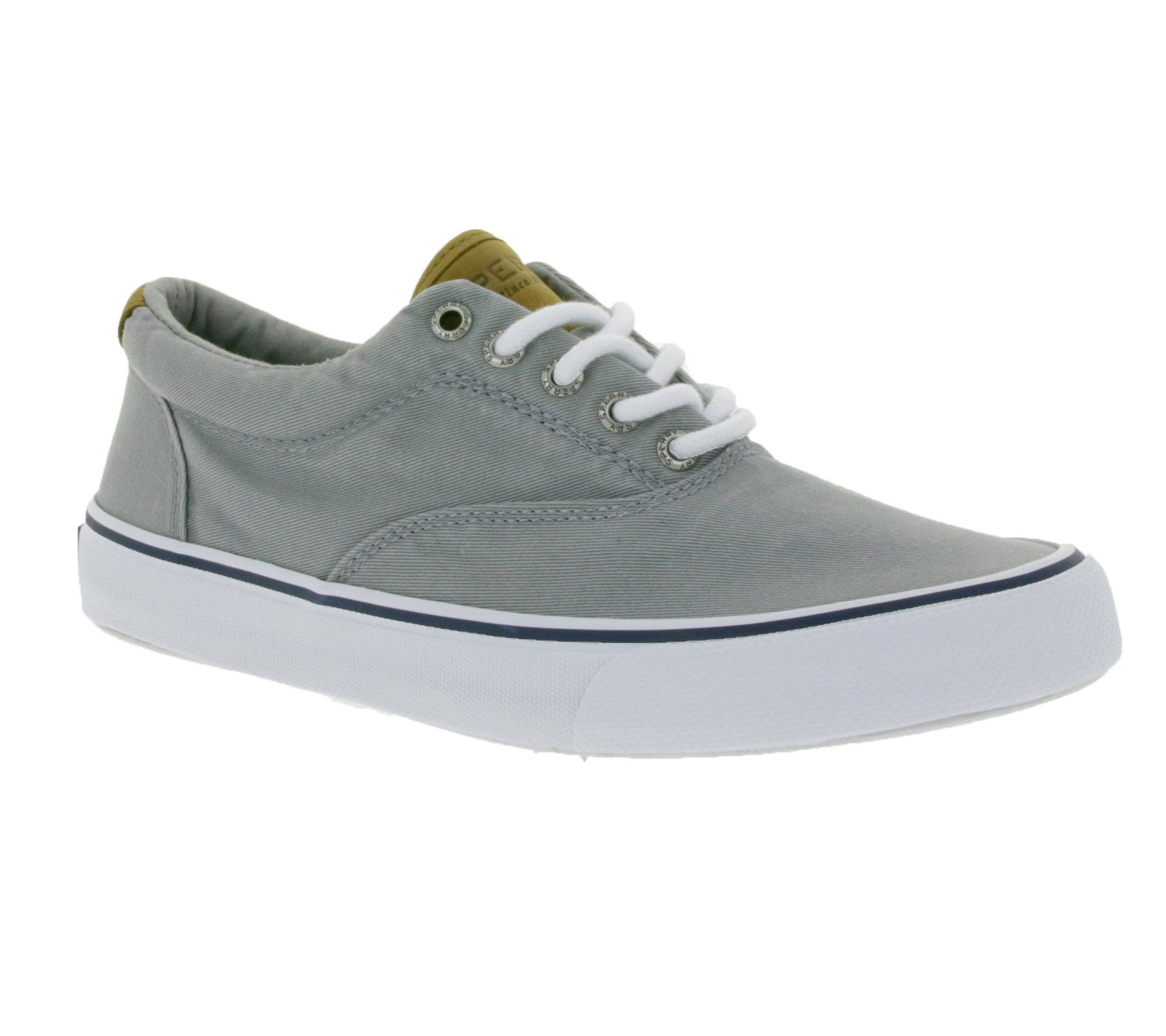 SPERRY Bahama Striper II Cvo SW Herren Canvas-Sneaker mit Wave-Siping-Technologie STS22045 Grau von SPERRY