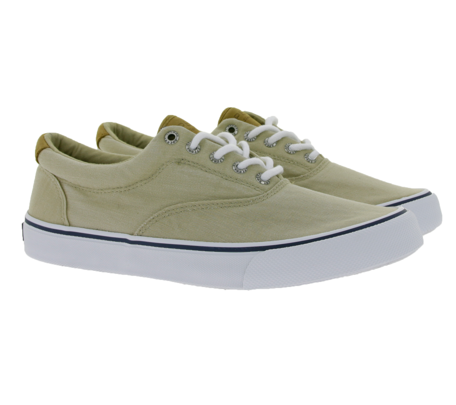 SPERRY Bahama Striper II Cvo SW Herren Leinen-Sneaker mit Wave-Siping-Technologie STS22061 Beige von SPERRY