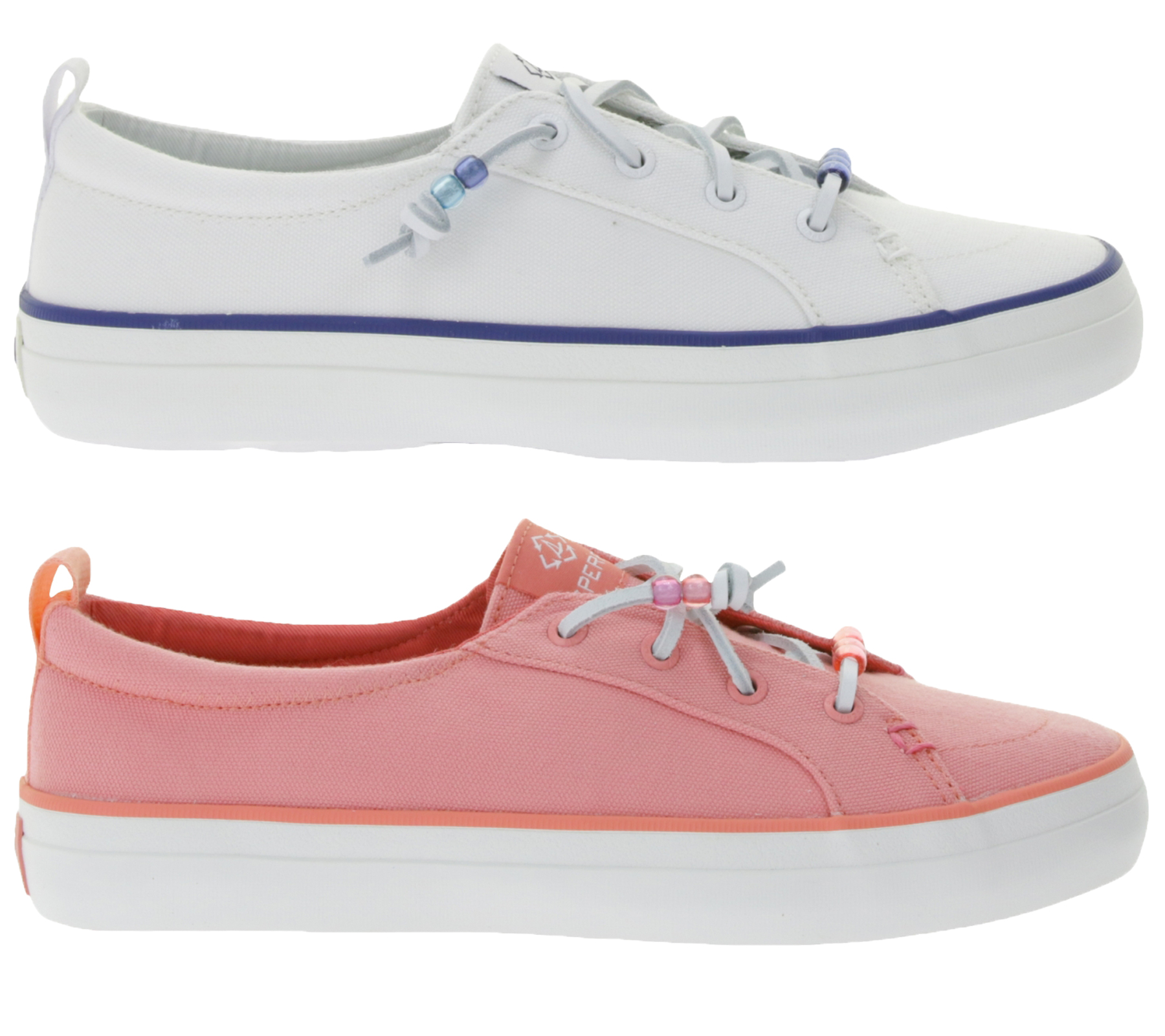 SPERRY Crest Vibe Canvas Damen Freizeit-Sneaker nachhaltige Alltags-Schuhe Schlupf-Schuhe STS884 Flamingo Pink oder Weiß SPERRY Crest Vibe Canvas Damen Freizeit-Sneaker nachhaltige Alltags-Schuhe Schlupf-Schuhe STS884 Flamingo Pink oder Weiß von SPERRY