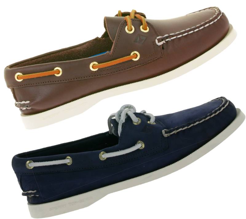 SPERRY Wms Authentic Original 2-Eye Damen Echtleder Boots-Schuhe Segel-Schuhe in verschiedenen Farben von SPERRY