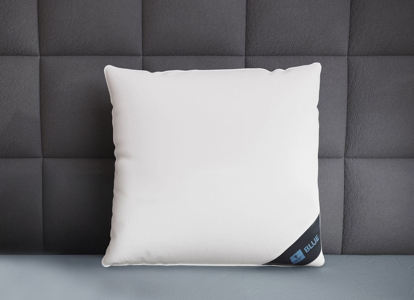 In Deutschland hergestelltes Daunenprogramm aus dem Hause Spessarttraum, Blue Kissen, Größe 120 (80/ 80 cm) von SPESSARTTRAUM