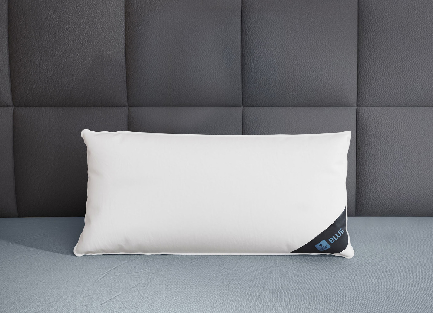 In Deutschland hergestelltes Daunenprogramm aus dem Hause Spessarttraum, Blue Kissen, Größe 121 (40/ 80 cm) von SPESSARTTRAUM