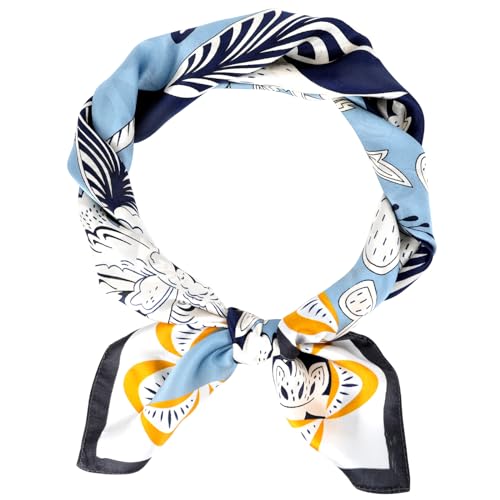 SPFASZEIV 100% Natürliche Maulbeerseide Schal Damen 68×68 cm Quadratisch Seidentuch Leicht Halstuch Seide für Frauen von SPFASZEIV