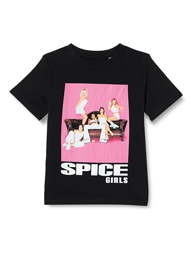 SPICE GIRLS Jungen BOSPICETS001 t Shirt Damen, Noir, 12 Jahre von SPICE GIRLS