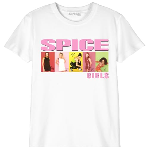 SPICE GIRLS Jungen Bospicets005 T-Shirt, weiß, 12 Jahre von SPICE GIRLS