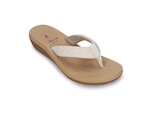 SPICE UP Damen Vigevano Keilsandale, 11005 Bege, 39 EU SPICE UP Damen Vigevano Keilsandale, 11005 Bege, 39 EU von SPICE UP