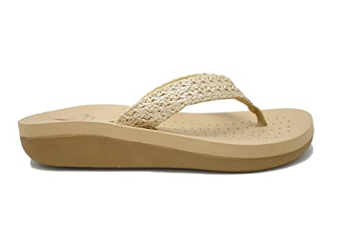 SPICE UP Damen Zenzo Flache Sandale, 31005 Bege, 41 EU SPICE UP Damen Zenzo Flache Sandale, 31005 Bege, 41 EU von SPICE UP