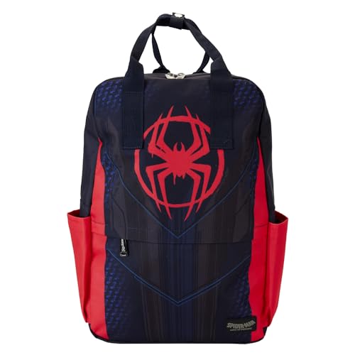 SPIDER-MAN-Man Loungefly Miles Morales Uni Mini Rucksack schwarz/rot, schwarz/rot, Taglia unica von SPIDER-MAN