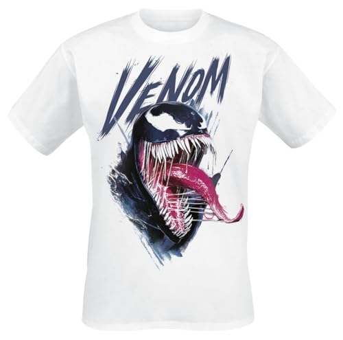SPIDER-MAN-Man Marvel Games 2 - Venom Scratched Männer T-Shirt weiß L von SPIDER-MAN