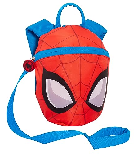 SPIDER-MAN Sac à dos avec rênes enfants tout-petits harnais de sécurité détachable pépinière sac de jour Spidey Mini sac à dos von SPIDER-MAN