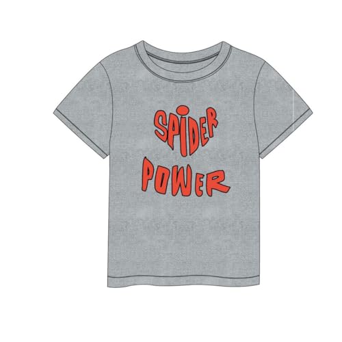 Spiderman Jungen 131775 T-Shirt, Gris, 5 Años (5er Pack) von SPIDER-MAN