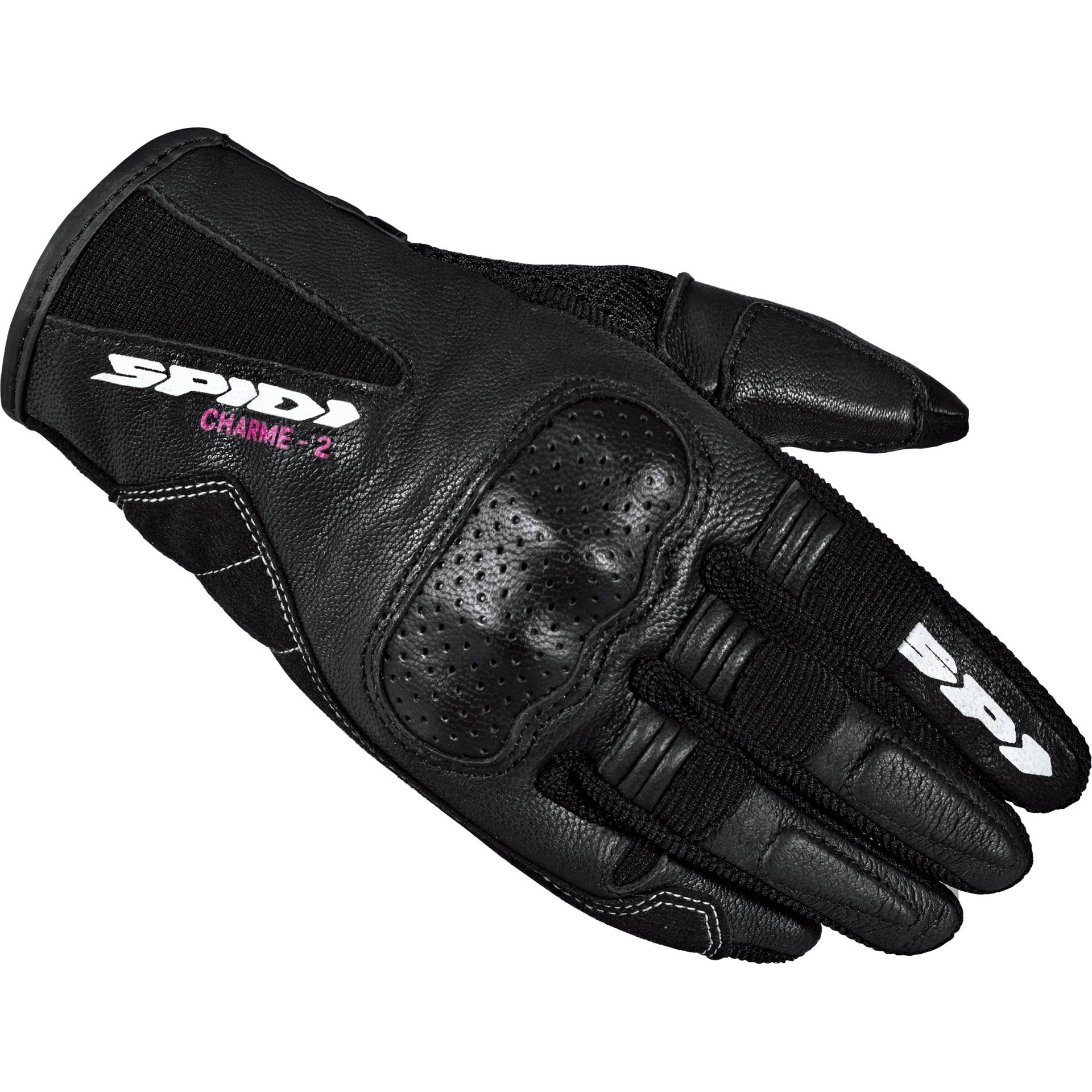 SPIDI SPIDI Charme 2 Damen Lederhandschuh kurz schwarz XS DamenschwarzXS - Motorradbekleidung - Motorradhandschuhe von SPIDI