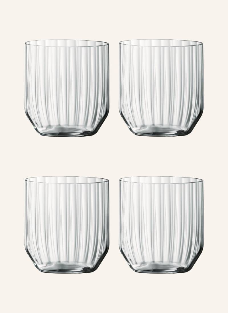 Spiegelau 4er-Set Whiskygläser Linear transparent von SPIEGELAU