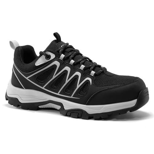 SPIEZ Unisex Sicherheitsschuhe Herren Arbeitsschuhe Sneaker Damen, Weiche Arbeitsschuhe mit Durchtrittsicherer Zwischensohle, Leichte Sicherheitsschuhe für Arbeit und Alltag Schwarzgrau EU42 SPIEZ Unisex Sicherheitsschuhe Herren Arbeitsschuhe Sneaker Damen, Weiche Arbeitsschuhe mit Durchtrittsicherer Zwischensohle, Leichte Sicherheitsschuhe für Arbeit und Alltag Schwarzgrau EU42 von SPIEZ