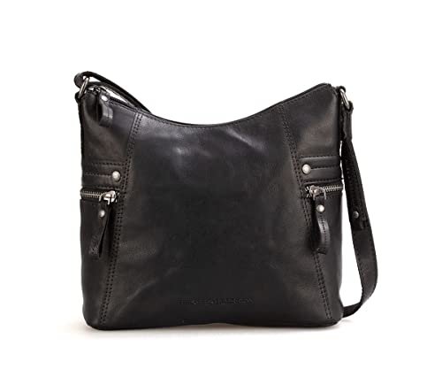 Spikes & Sparrow Leather Cross Body - Georgia - Black von Spikes & Sparrow