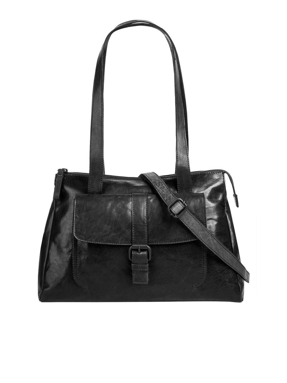 Spikes & Sparrow Handtasche Damen Leder, schwarz von SPIKES & SPARROW