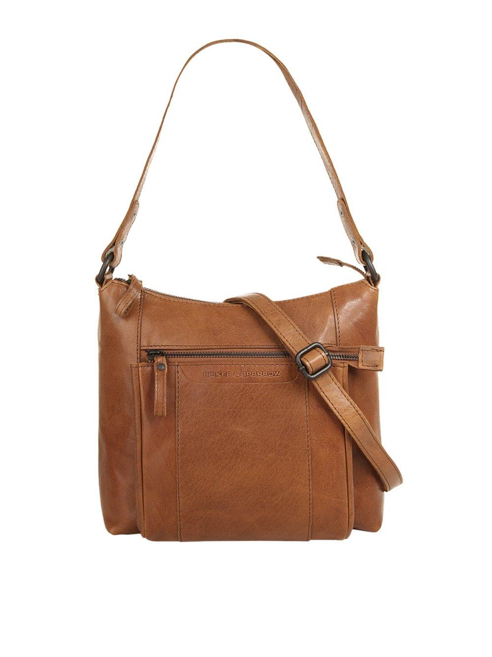 Spikes & Sparrow Shopper Damen Leder, cognac von SPIKES & SPARROW