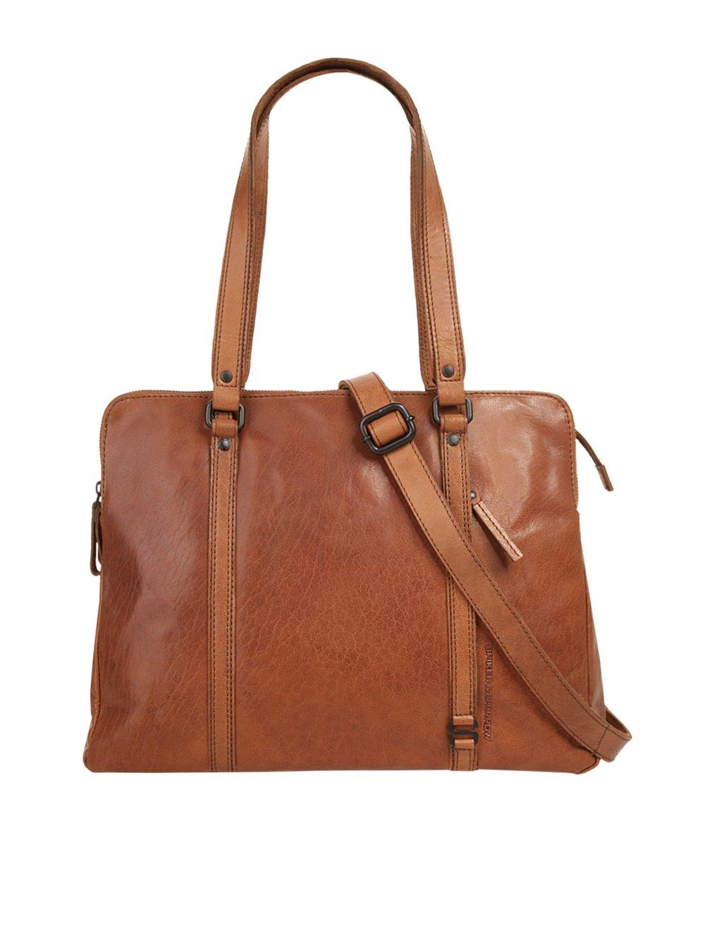 Spikes & Sparrow Shopper Damen Leder, cognac von SPIKES & SPARROW