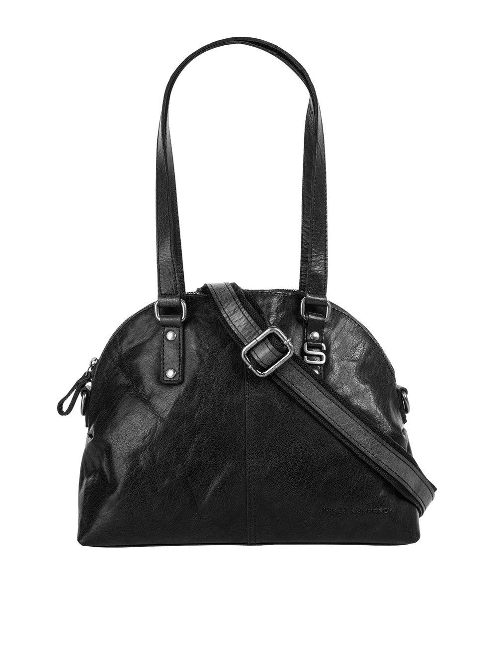 Spikes & Sparrow Shopper Damen Leder, schwarz von SPIKES & SPARROW