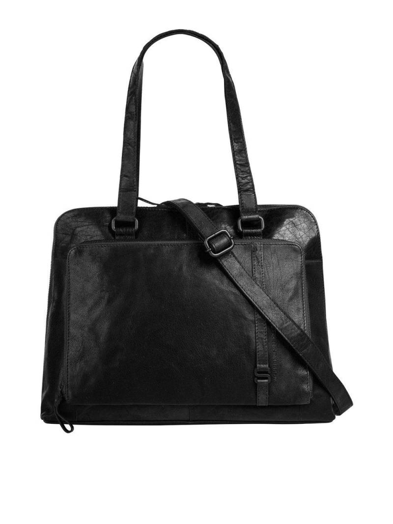 Spikes & Sparrow Shopper Damen Leder, schwarz von SPIKES & SPARROW