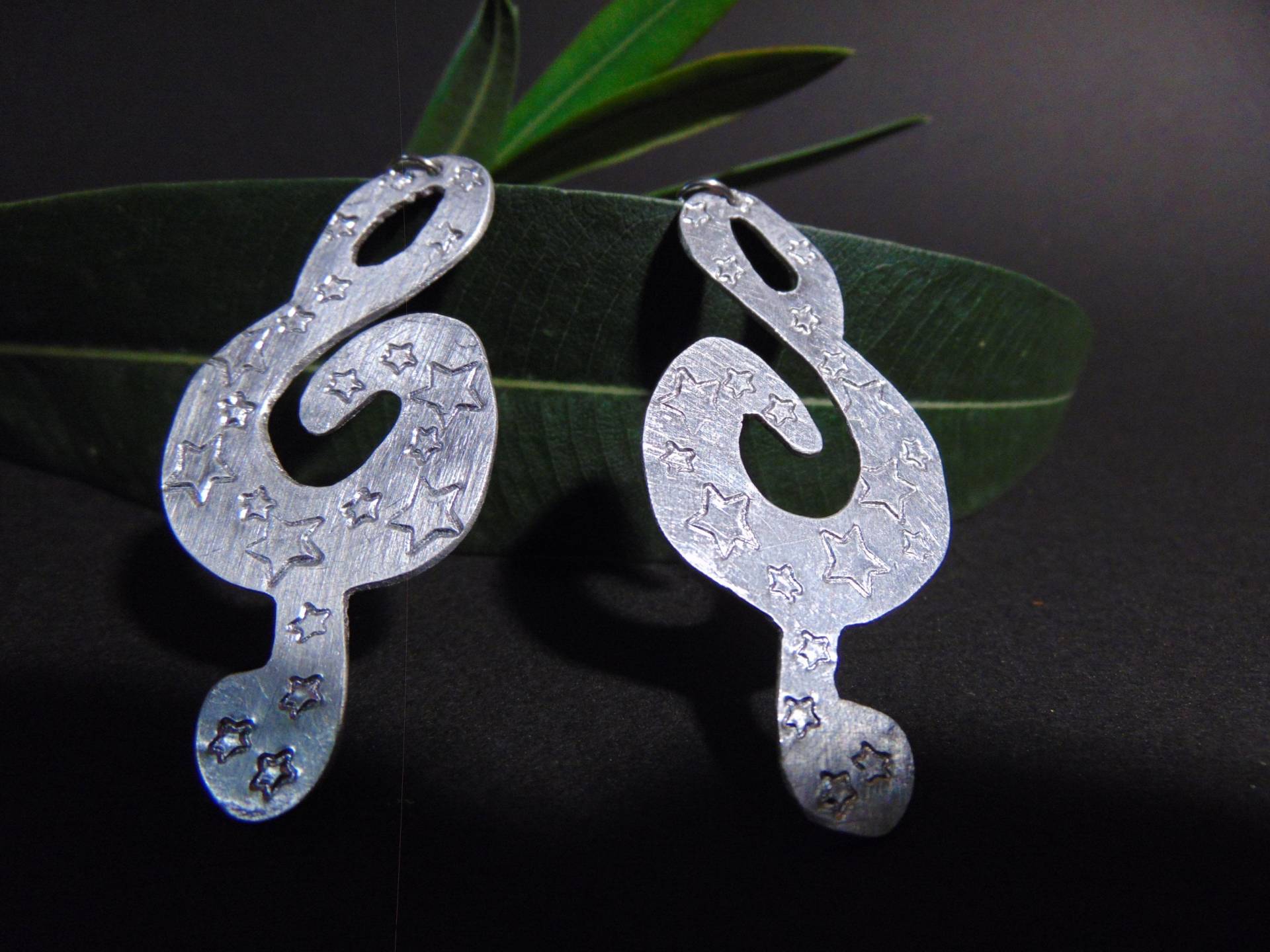 Ohrringe Mit Violinschlüssel von SPIRALIART